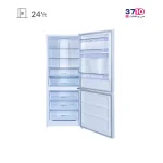 یخچال فریزر ایکس ویژن مدل HB465-WI سفید عکس با درب باز