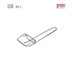 آون توستر سایا مدل ولرکان 35 لیتری عکس از قطعات