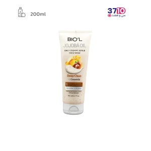 فیس واش تیوپی کرمی اسکراب دار بیول حاوی روغن جوجوبا حجم 200 میلی لیتر عکس از محصول