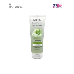 فیس واش تیوپی ژلی اسکراب دار بیول حاوی عصاره ماچا حجم 200 میلی لیتر عکس از محصول