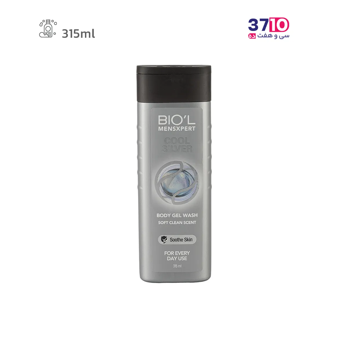 Biol Men's Body Shampoo, Cool Silver, 315 ml (1) شامپو بدن مردانه بیول مدل کول سیلور حجم 315 میلی لیتر عکس از محصول
