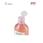 شامپو بدن ژلی سیلکی پیچ بیول حاوی اسکراب مناسب پوست های نرمال تا چرب بیول حجم 400 میلی لیتر عکس از نزدیک