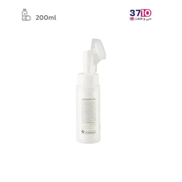 فوم پمپی شستشوی صورت بیول حاوی عصاره ماچا حجم 200 میلی لیتر عکس از پشت