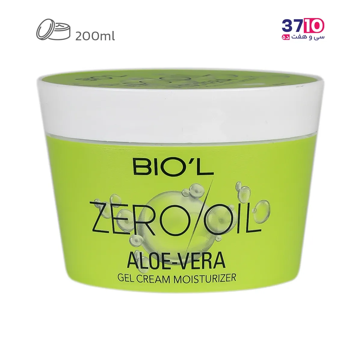Biol moisturizing cream, aloe vera model, volume 200 ml (2) کرم ژل بیول مدل Zero Oil حاوی آلوئهورا عکس محصول