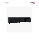 میز ال ای دی متین مدل R515 مشکی هایگلاس عکس از کنار