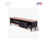 میز ال ای دی متین مدل R240 مشکی میلانو عکس از سه رخ