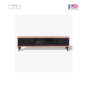 میز ال ای دی متین مدل R240 مشکی میلانو عکس از روبرو