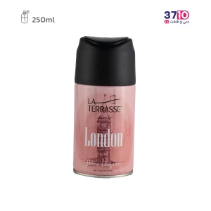 اسپری خوشبو کننده هوا لاتراس مدل London حجم 250 میلی لیتر عکس از رو به رو