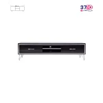 میز ال ای دی متین مدل R480 مشکی سیلور عکس از روبرو