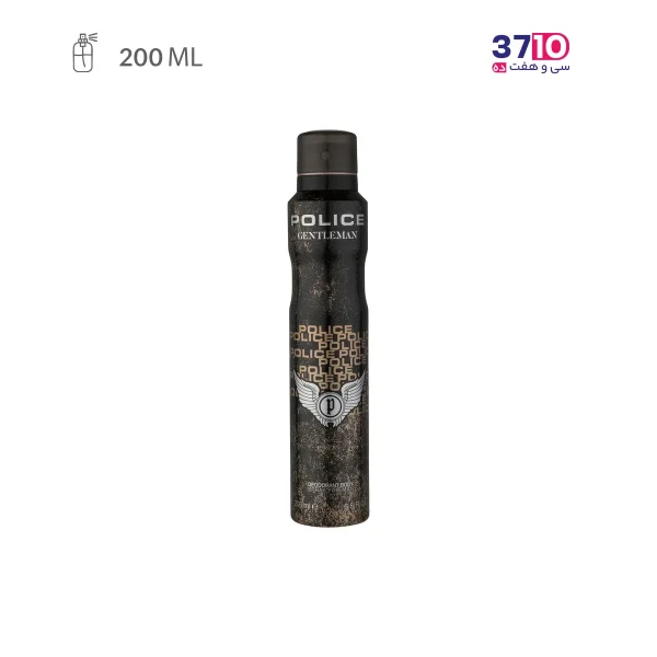 اسپری خوشبوکننده بدن مردانه پلیس مدل جنتلمن Gentleman حجم 200 میلی لیتر عکس از محصول