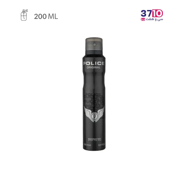 اسپری خوشبوکننده بدن مردانه پلیس مدل اورجینال Original حجم 200 میلی لیتر عکس از محصول