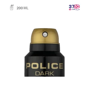 اسپری خوشبوکننده بدن زنانه پلیس مدل دارک Dark حجم 200 میلی لیتر عکس از نزدیک