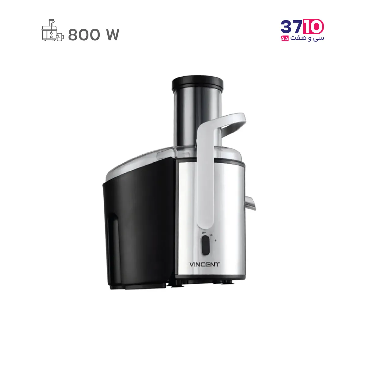 Vincent Juicer Magic Fountain Series Model JE5208 (2) آبمیوه گیری وینسنت Vincent سری Magic Fountain مدل JE5208 عکس از محصول