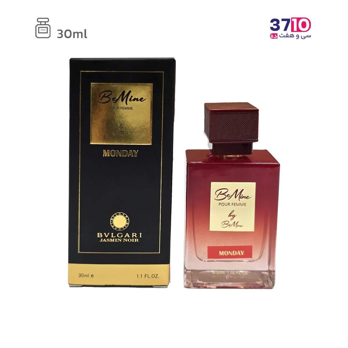 Women's-Eau-de-Parfum-Be-Mine-MONDAY-30ml (1) عطر جیبی زنانه بی ماین مدل ماندی حجم 30 میلی لیتر عکس محصول