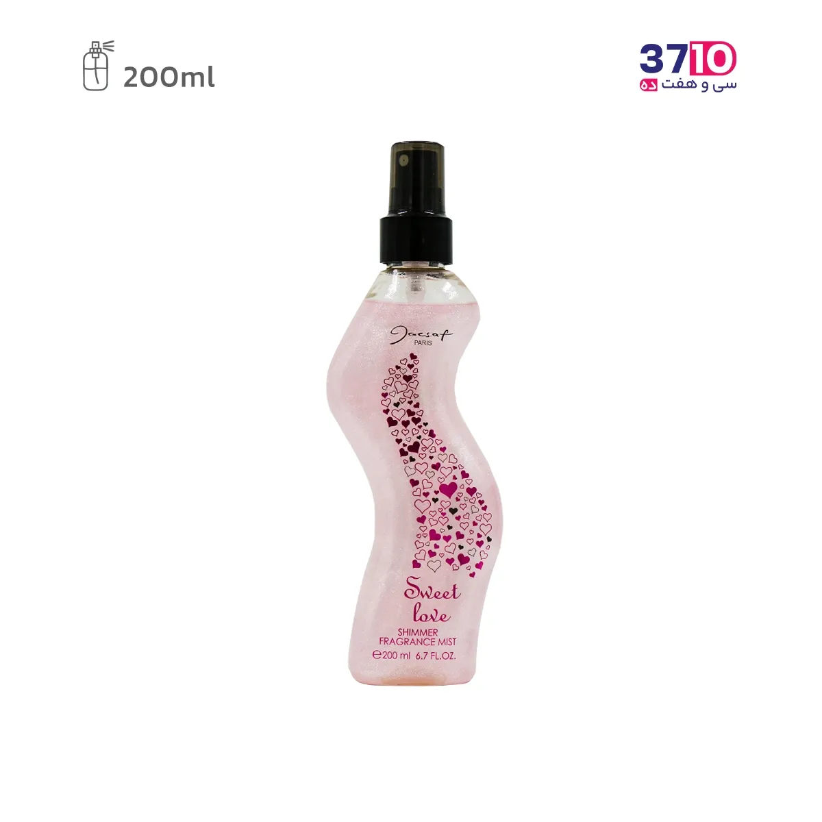 Women's-body-splash-Shine-Jacsaf-Sweet-Love-Model (2) بادی اسپلش زنانه شاین ژک ساف مدل سوییت لاو عکس از رو به رو