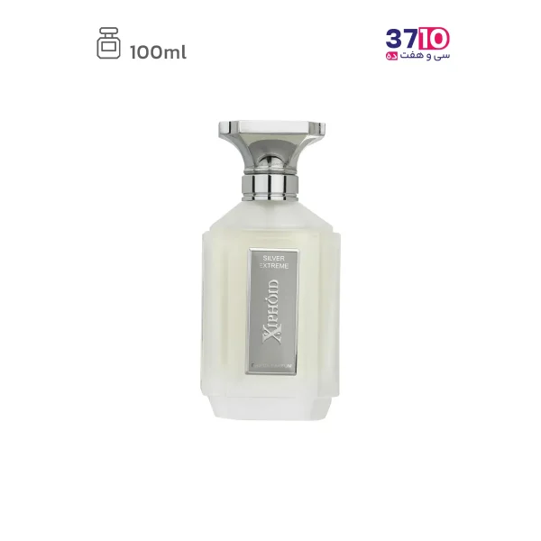 ادوپرفیوم مردانه زیفوید مدل سیلوراکستریم Silver Extreme حجم 100 میلی لیتر عکس از محصول