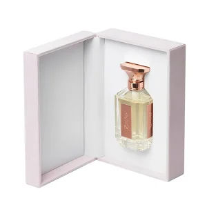 ادوپرفیوم زنانه زیفوید مدل رزگلد Rose Gold حجم 100 میلی لیتر عکس از جعبه با درب باز