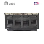 بخاری ایمن گاز مشهد مدل 7000 گرافیک برین B عکس از بالا