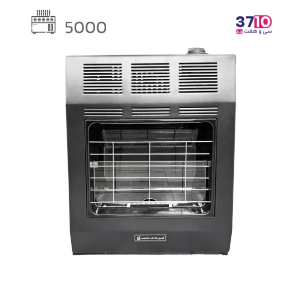 بخاری بدون دودکش ایمن گاز مشهد مدل بردیا مشکی عکس از محصول