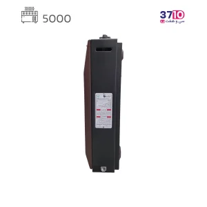 بخاری بدون دودکش ایمن گاز مشهد مدل بردیا قهوه ای عکس از کنار