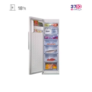 فریزر دیپوینت Depoint مدل NF14-D4 S سیلور عکس با درب باز