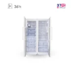 یخچال فریزر دوقلو دیپوینت Depoint مدل D5iU-F-W/D5iU-R-W سفید عکس از محصول