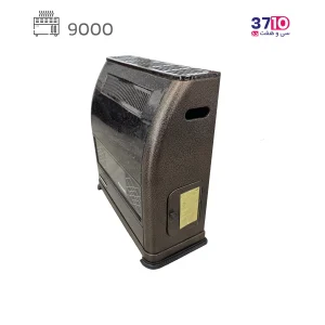 بخاری فیروزه مدل 9000 ماژولیکا چکشی مسی عکس از سه رخ