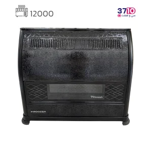 بخاری فیروزه مدل 12000 آپامه مشکی عکس از محصول
