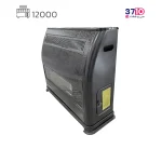 بخاری فیروزه مدل 12000 آپامه مشکی عکس از سه رخ