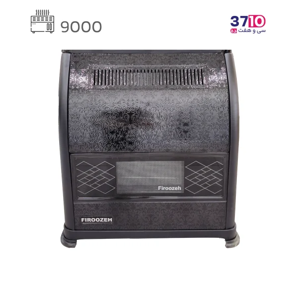 بخاری فیروزه مدل 9000 آپامه مشکی عکس از محصول