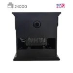 بخاری شومینه ایمن گاز مشهد 24000 طرح چدن مدل شارمین A عکس از پشت