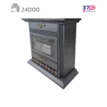 بخاری شومینه ایمن گاز مشهد 24000 طرح چدن مدل شارمین A عکس از سه رخ