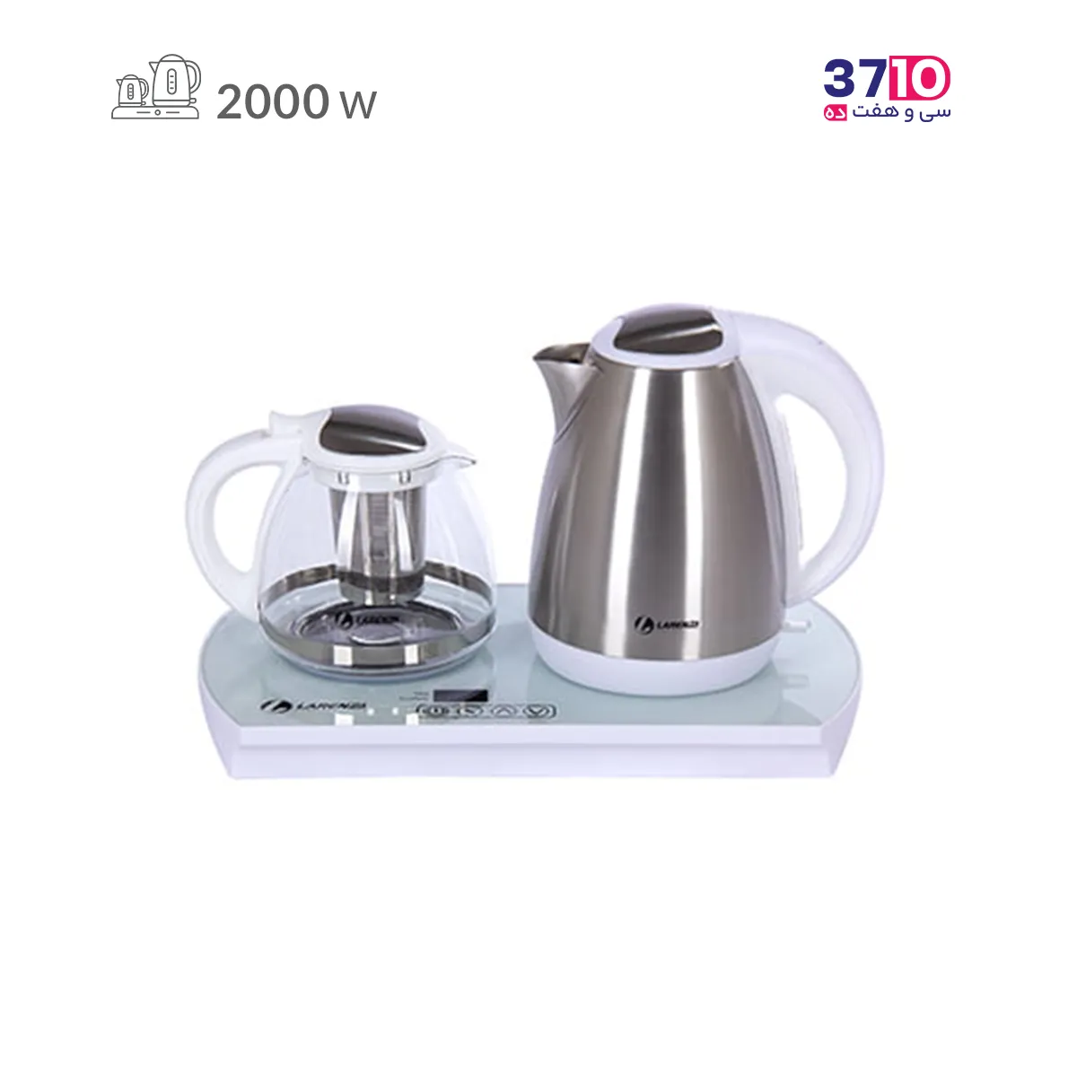 Lorenza tea maker model ES400 (1) چای ساز لارنزا مدل ES400 عکس از محصول