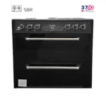 اجاق طرح فر پادیسان PADISAN مدل K905B کشودار بدنه تمام لعاب مشکی عکس از محصول