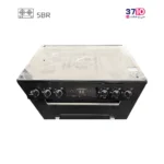 اجاق طرح فر پادیسان PADISAN مدل K905B کشودار بدنه تمام لعاب مشکی عکس از بالا