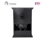 بخاری شومینه ایمن گاز مشهد 17000 طرح چدن مشکی مدل شادلین کلاسیک A عکس از پشت