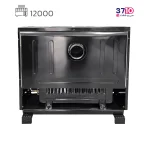 بخاری ایمن گاز مشهد مدل 12000 ساده بوران A عکس از پشت