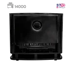 بخاری ایمن گاز مشهد مدل 14000 ساده بیتا A عکس از پشت