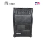 بخاری فیروزه مدل 7000 آپامه مشکی عکس از روبرو