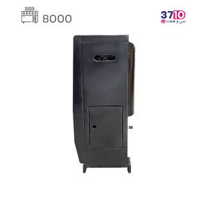 بخاری ایمن گاز مشهد مدل 8000 ساده برنا A عکس از کنار