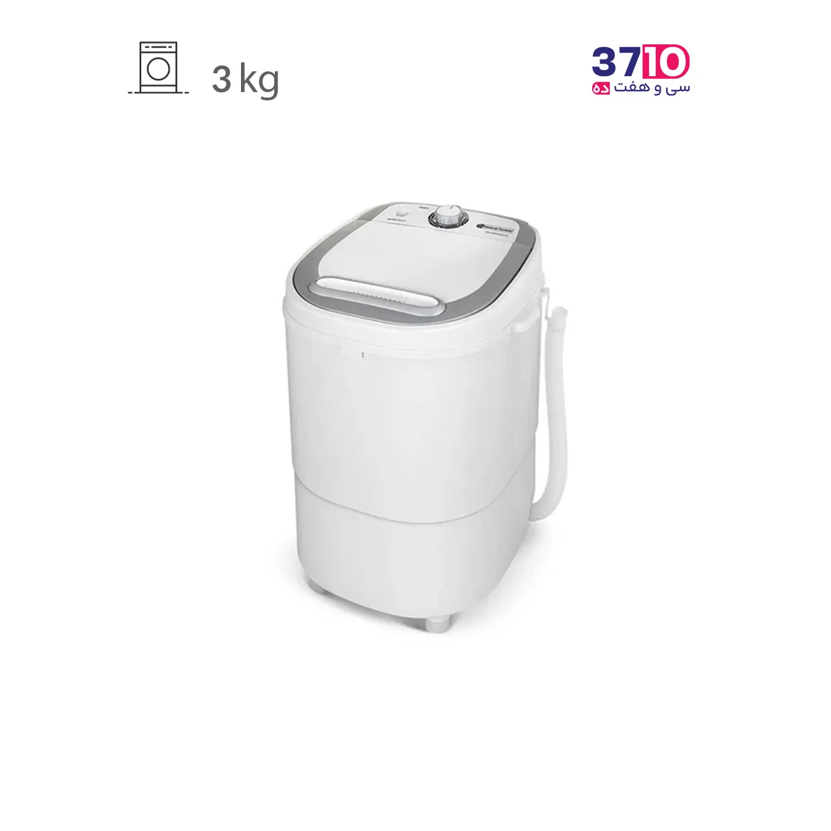 General Technics Mini Washer Model SH-MW 3015 Silver White 3 kg (2) مینی واش جنرال تکنیک مدل SH-MW 3015 سفید نقره ای 3 کیلویی عکس از محصول