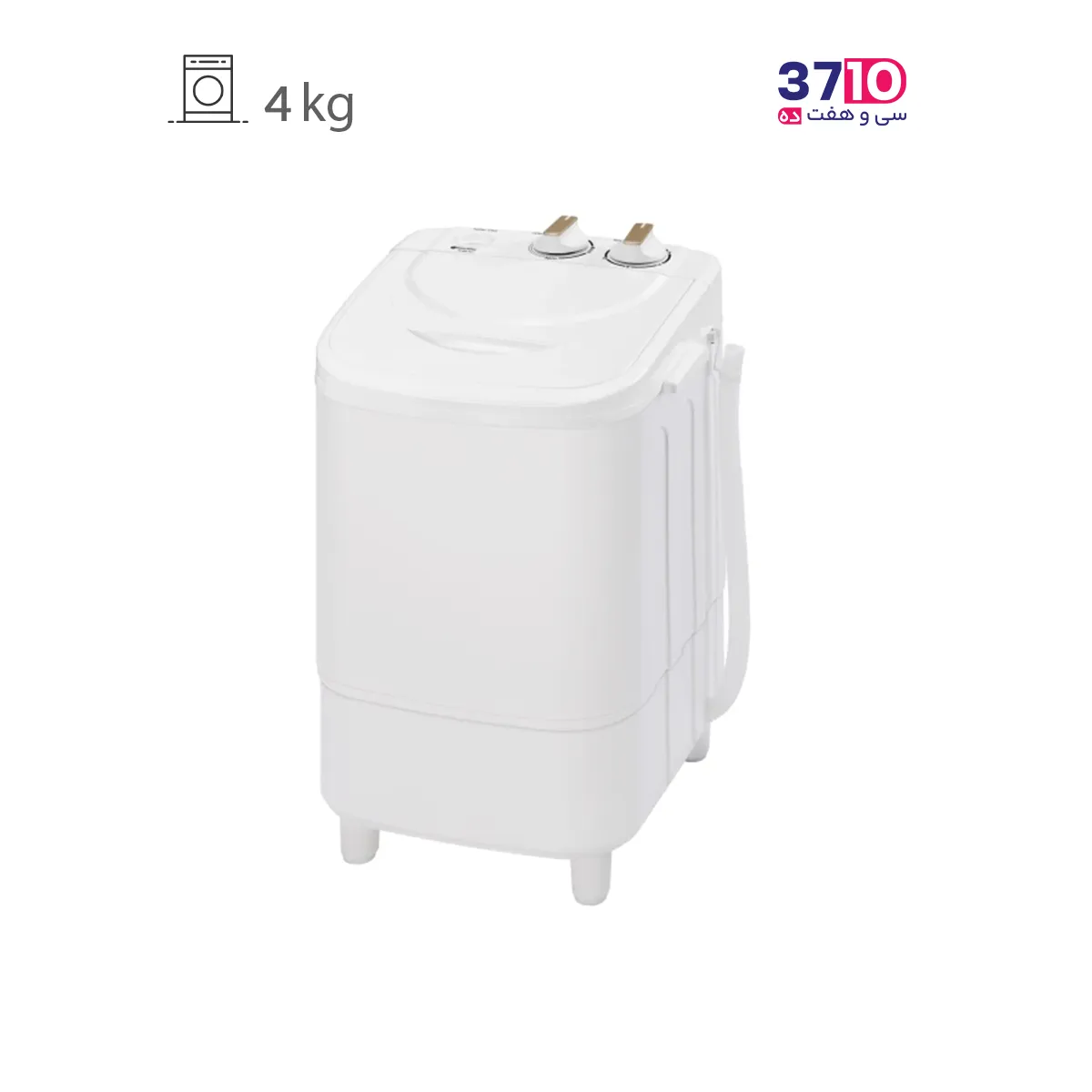 General Technics Mini Washer Model SH-MW 4021 White Gold 4 kg (1) مینی واش جنرال تکنیک مدل SH-MW 4021 سفید طلایی 4 کیلویی عکس از محصول