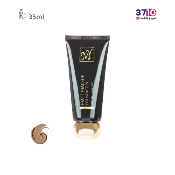 کرم پودر فاقد چربی مای سری Black Diamond مدل Matt Makeup شماره MF03-عکس اصلی