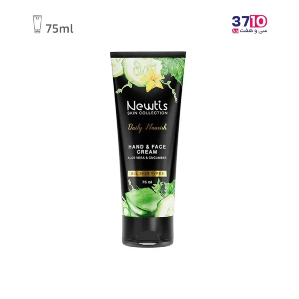 کرم مرطوب کننده تیوپی نیوتیس حاوی عصاره آلوئه ورا و خیار حجم 75 میلی لیتر-عکس اول