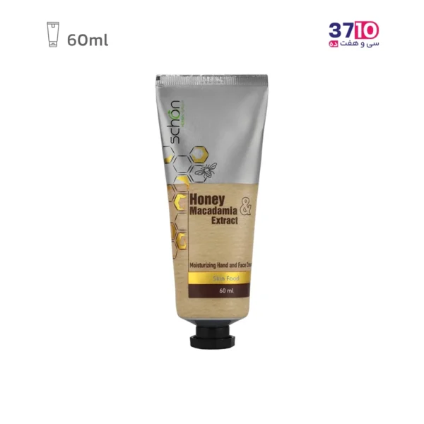 کرم مرطوب‌کننده مغذی تیوپی شون مدل عسل و ماکادمیا حجم 60 میلی‌لیتر-عکس اول