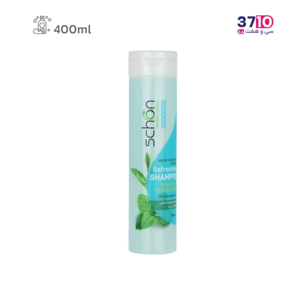 شامپو مو شون مدل Green Tea & Mint حجم 400 میلی‌لیتر-عکس اصلی