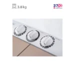 ماشین لباسشویی دو قلو جنرال تکنیک مدل SH-MW 3820 سفید طلایی 3.8 کیلویی عکس از نزدیک