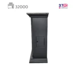 بخاری شومینه ایمن گاز مشهد 32000 طرح چدن مشکی مدل شارین کلاسیک A عکس از کنار