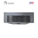 بخاری شومینه ایمن گاز مشهد 32000 طرح چدن مدل شارین آجری A عکس از بالا