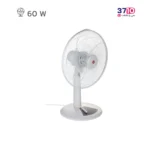 پنکه رومیزی پارس خزر مدل ES2040MKAI سفید عکس از کنار